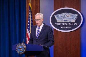 Acting Defense Secretary briefs press